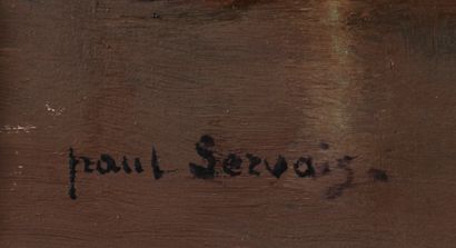 Paul SERVAIS Paul SERVAIS (1867-1931) - Nature morte - Huile sur panneau signée en...