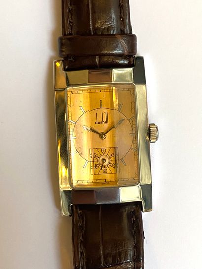 Dunhill Dunhill, Dunhillion Facet, vers 2000 - Une belle montre rectangulaire en...