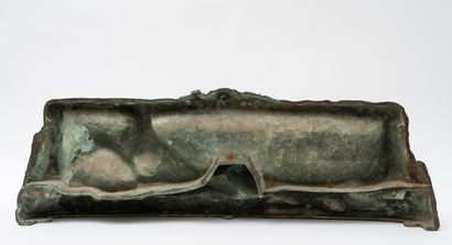 Denys PUECH Denys PUECH (1854-1942) - The Seine, sent from Rome (1886) - Bronze with...