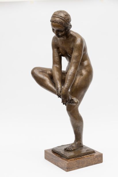 Félix BENNETEAU-DESGROIS Félix BENNETEAU-DESGROIS (1879-1963) - Danseuse - Bronze...