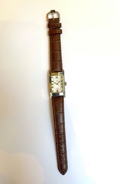Dunhill Dunhill, Dunhillion Facet, vers 2000 - Une belle montre rectangulaire en...