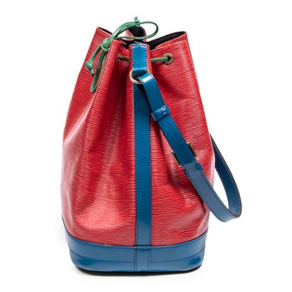 LOUIS VUITTON LOUIS VUITTON- Noé bag, large size, in red, blue and green epi leather...