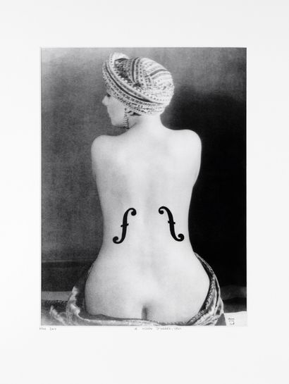 MAN RAY MAN RAY (D'après) - Le violon d'Ingres, 1924 - Print numbered 1197/5000 -...