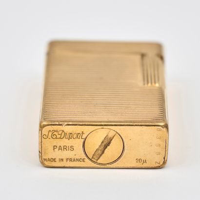 DUPONT DUPONT- Briquet en métal doré pour homme (en l'état)