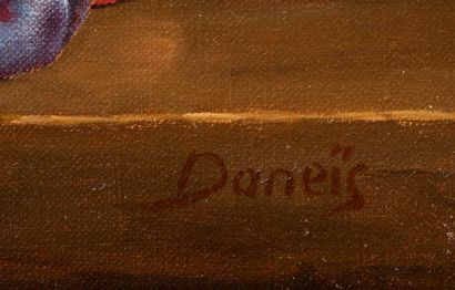 Jean Marie DANEIS Jean Marie DANEIS (1944) - Nature morte - Huile sur toile signée...