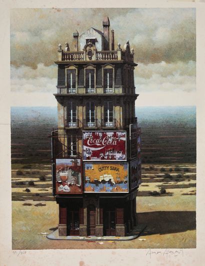 Arnau ALEMANY Arnau ALEMANY (1948) - Construction - Lithography - Signed and numbered...