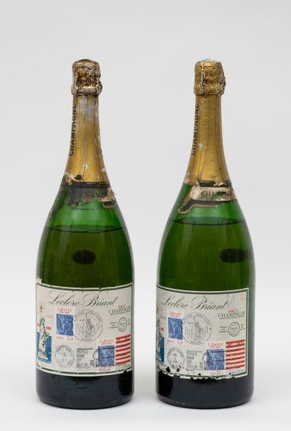 Champagne CHAMPAGNE - 2 magnums CHAMPAGNE « Cuvée spéciale de la liberté » Leclerc...