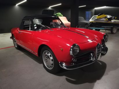 Alfa Roméo Giulietta spider 750D, 1959 Châssis court. Bel état de carrosserie avec...