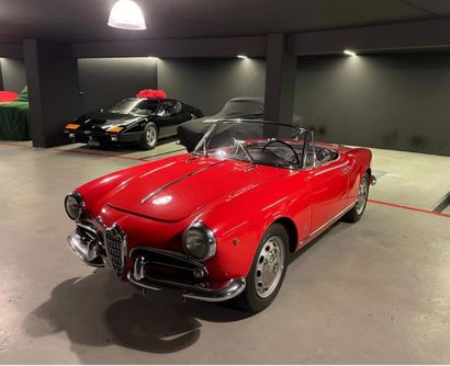 Alfa Roméo Giulietta spider 750D, 1959 Châssis court. Bel état de carrosserie avec...