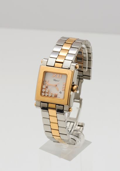 Chopard Chopard, Happy Sport, reference 278498-9001, sold in 2011.x000D_
A rectangular...