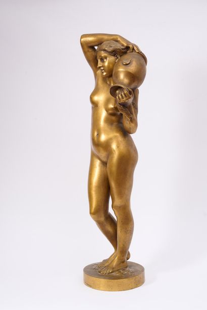 Alexandre FALGUIERE Alexandre FALGUIERE (1831-1900) - La Source (c.1890) - Bronze...