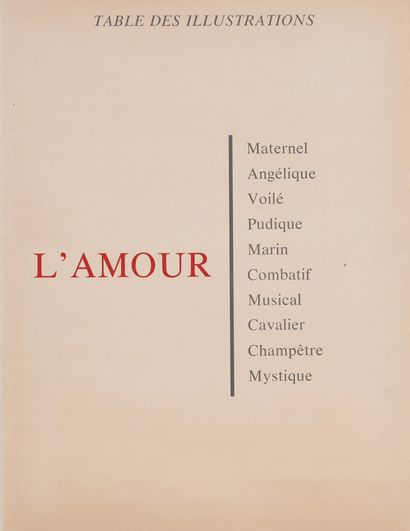 Didier MOREAU (1920-1987) - L'amour - Portofolio...