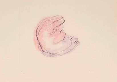 Jean FAUTRIER Jean FAUTRIER (1898-1964) -Baby-Mine (1947) - Eau-forte et aquatinte...