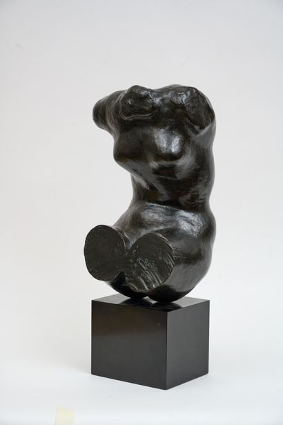 Auguste RODIN Auguste RODIN (1840-1917) - Seated female torso known as "Type A" large...