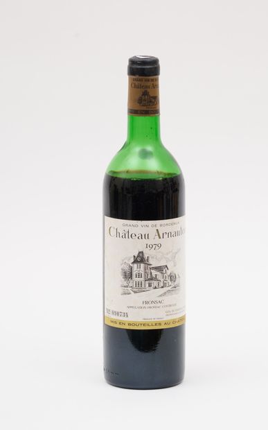 CHÂTEAU ARNAUDIN 1 bouteille CHÂTEAU ARNAUDIN 1979 Fronsac (Niveau mi-épaule, étiquette...