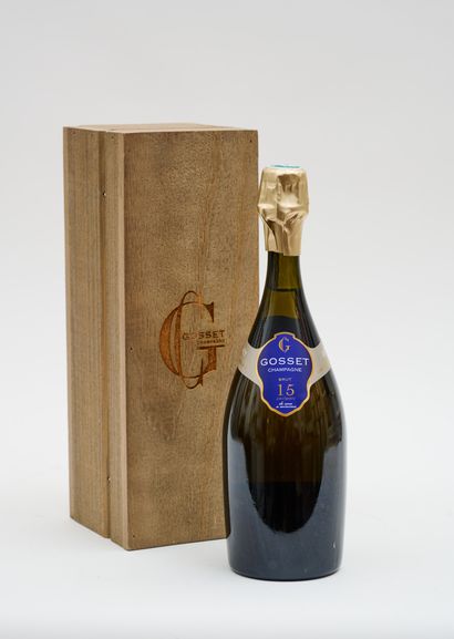 Gosset Champagne Gosset - Brut - Cellared in 1999 - Wooden case