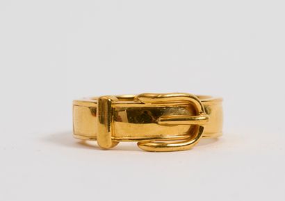 HERMES HERMES - Belt - Scarf ring - Gold plated metal