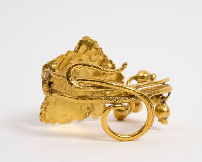 Claude LALANNE Claude LALANNE (1925 - 2019) - Bracelet Groseilles - Gilded bronze...