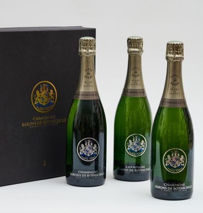 Barons de Rothschild Champagne Barons de Rothschild - 3 bottles - Blanc de blancs...