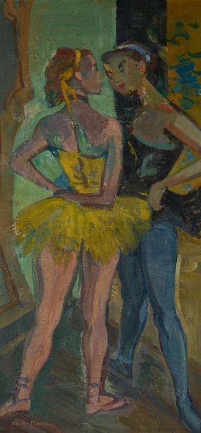 André PLANSON André PLANSON (1898-1981) - Ballerinas - Oil on canvas signed lower...