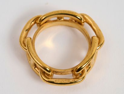 HERMES HERMES - Regatta - Scarf ring - Gilded metal