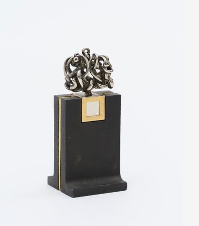 Miguel BERROCAL Miguel BERROCAL (1933-2006) - Siextasis - Petite sculpture en bronze...