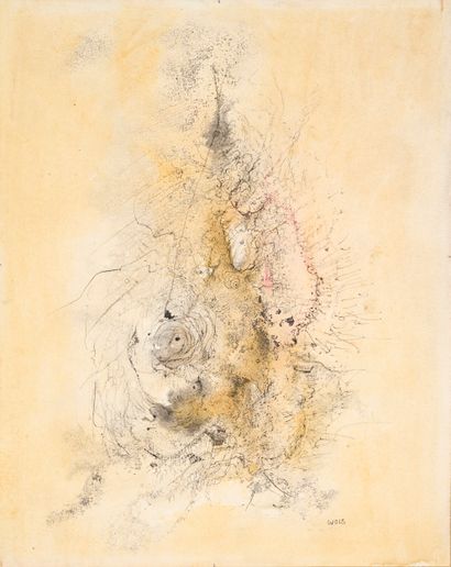 Otto WOLS Otto WOLS (1913 - 1951) - Untitled - Ink and watercolour on paper mounted...