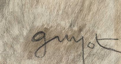 Georges GUYOT Georges GUYOT (1885-1973) - Taureau de combat - Encre et lavis signé...