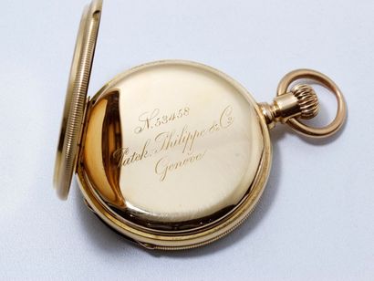 Patek Philippe & Co Genève Montre de poche en or
Montre de poche en or 750 millièmes,...