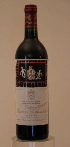 null 1 bouteille Château MOUTON-ROTHSCHILD, Pauillac, 1994
Etiquette illustrée par...