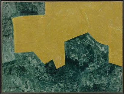 Serge POLIAKOFF (1900-1969) Composition abstraite, 1961 
 Gouache sur papier signée...