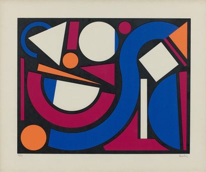 Auguste HERBIN (1882-1960) Auguste HERBIN (1882
 1960) 
 Composition 
 Lithographie...