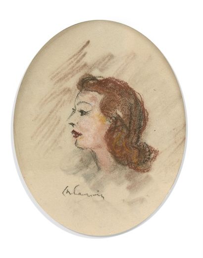 null Charles CAMOIN (1879-1965).
Portrait signé au crayon.
12 x 10 cm Nous remercions...