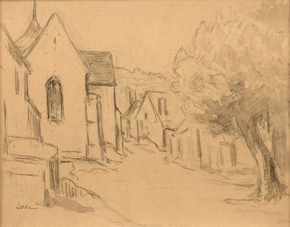 null Maximilien LUCE (1858-1951).
Ruelle de village.
Dessin signé en bas à gauche.
25...