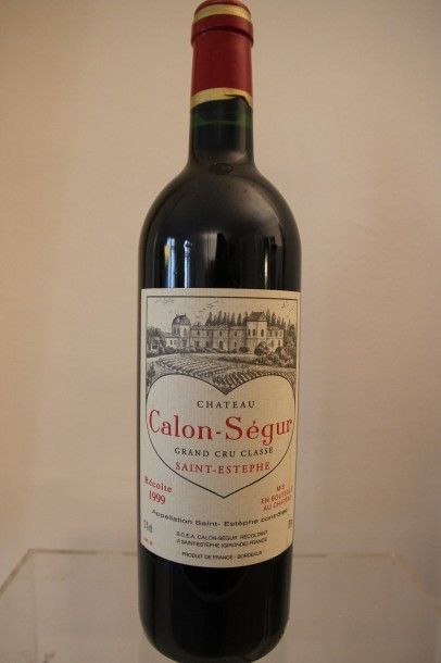 Calon Segur 1 bouteille Calon Ségur, Grand cru classé Saint Estèphe, 1999