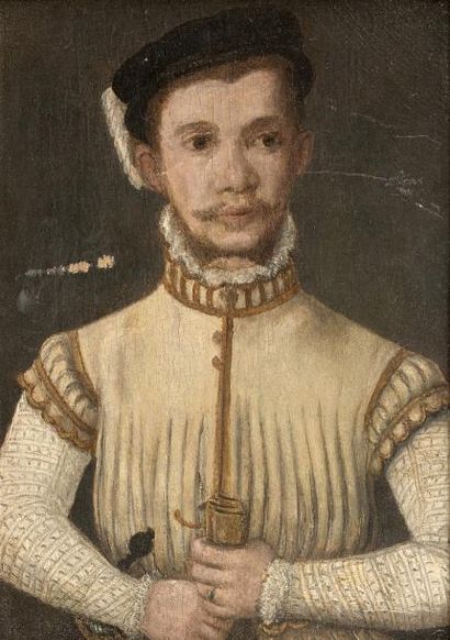 Katherine Van HEMESSEN - (attribué à) (1527 - 1587) - Huile sur panneau non signée...