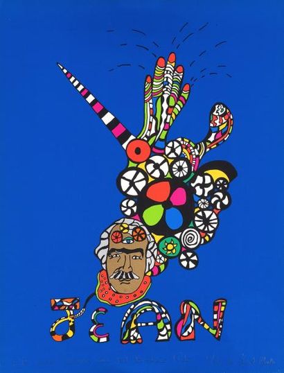 Niki de SAINT PHALLE (1930-2002) - Hommage à Jean - Lithographie signée en bas à...