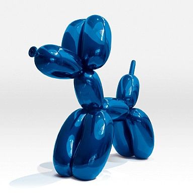 Jeff KOONS (d'après) Jeff KOONS (d'après) - Ballon dog Navy blue - Résine émaillée,...