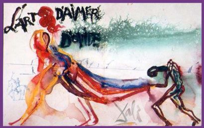 Salvador DALI (1904 - 1989) Salvador DALI (1904 - 1989) - L'Art d'Aimer d'Ovide -...