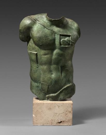 Igor MITORAJ Igor MITORAJ - Persée - Sculpture en bronze à patine verte signée et...