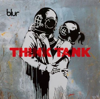 BANKSY BANKSY (né en 1974) - Think tank, 2003 - Vinyle 33 tours - 30 x 30 cm