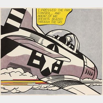 Roy Lichtenstein Roy LICHTENSTEIN (1923-1997) - Whaam! - Diptyque - Offset en couleur,...