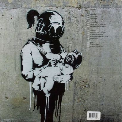 BANKSY BANKSY (né en 1974) - Think tank, 2003 - Vinyle 33 tours - 30 x 30 cm