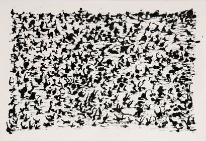 HENRI MICHAUX Henri MICHAUX (1899-1984) - Composition, 1960/62 - Encre sur papier...