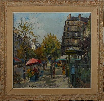 Constantin KLUGE Constantin KLUGE (1912-2003) - Paris, boulevard Saint Germain -...