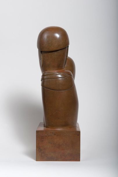 Jean LAMBERT RUCKI Jean LAMBERT RUCKI (1888-1967) - Tendresse, vers 1925 - Bronze...