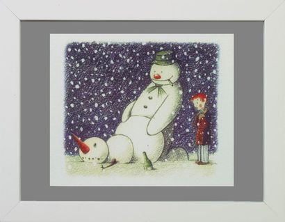 BANKSY BANKSY - Rude snowman, 2006 - Lithographie signée dans la planche - 14 x 17...