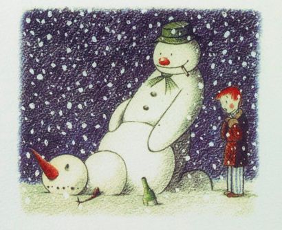 BANKSY BANKSY - Rude snowman, 2006 - Lithographie signée dans la planche - 14 x 17...