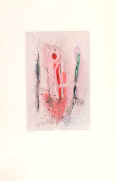 Otto WOLS Otto WOLS (1913 - 1951) - Flamboyant, 1946 - Gravure sur papier d'Arches...