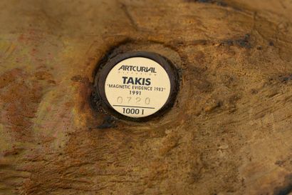 TAKIS TAKIS (1925) - Magnetic Evidence - Bronze signé et numéroté 720/1000 I - Dans...